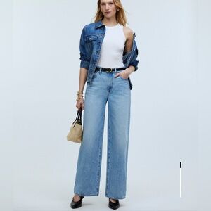 Madewell Superwide-Leg Jeans in Ahern Wash: Airy Denim Edition